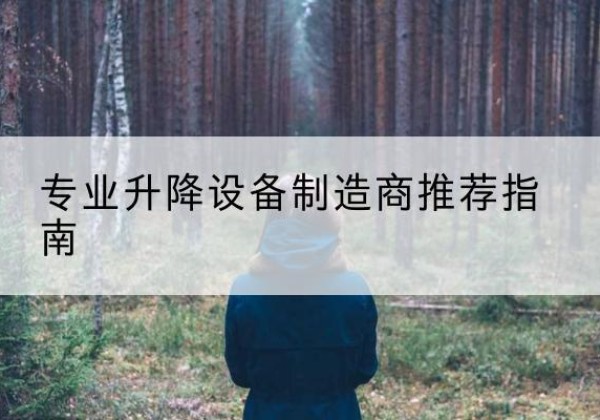 延寿电动剪叉升降平台厂家-专业升降设备制造商推荐指南